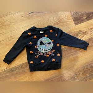 Jack skellington flip sequins sweatshirt